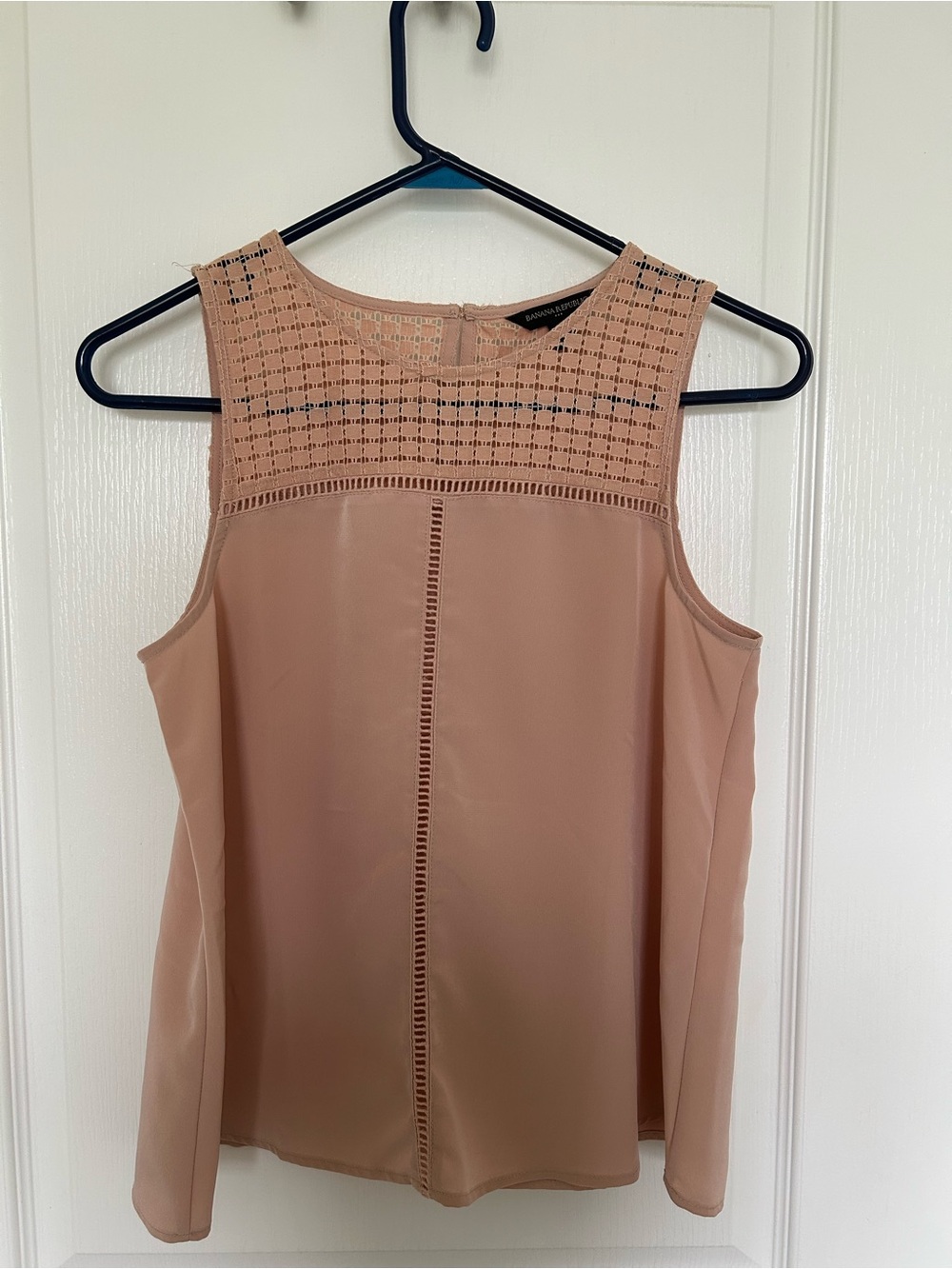 Sleeveless Blush Pink Top with Delicate Details